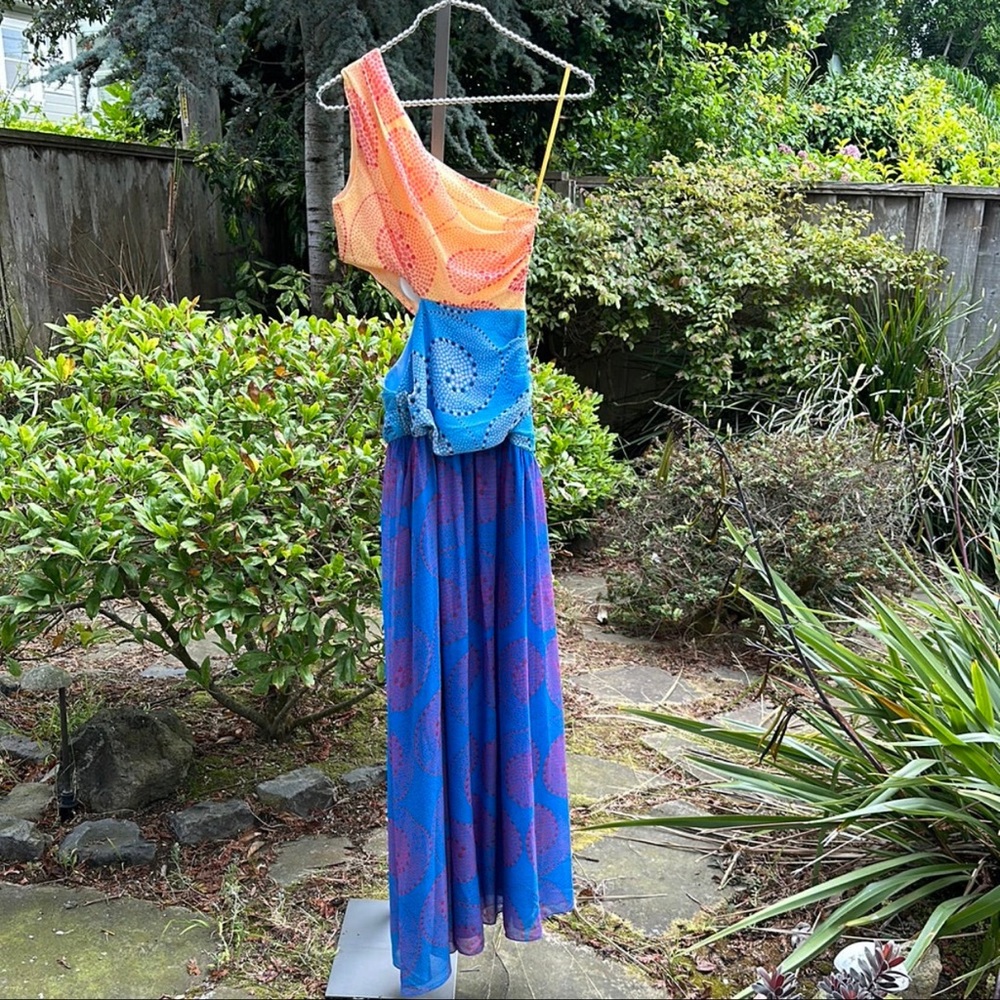 STAUD ASHLYN DRESS MULTI WHIRLPOOL - Picture 4 of 6